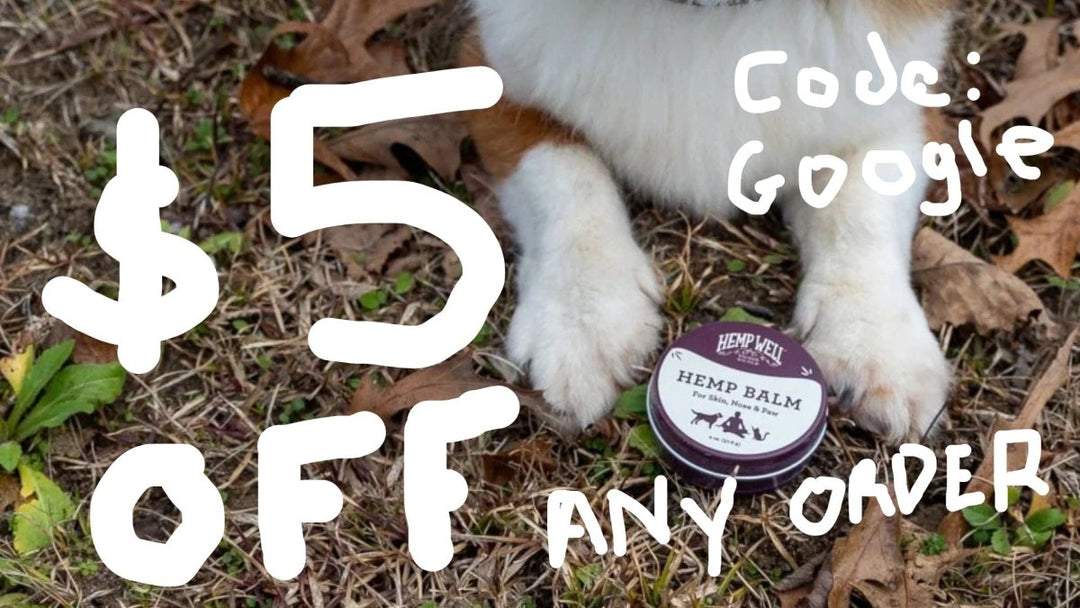 Dry Winter Skin, Noses and Paws Meet Hemp Well Balm