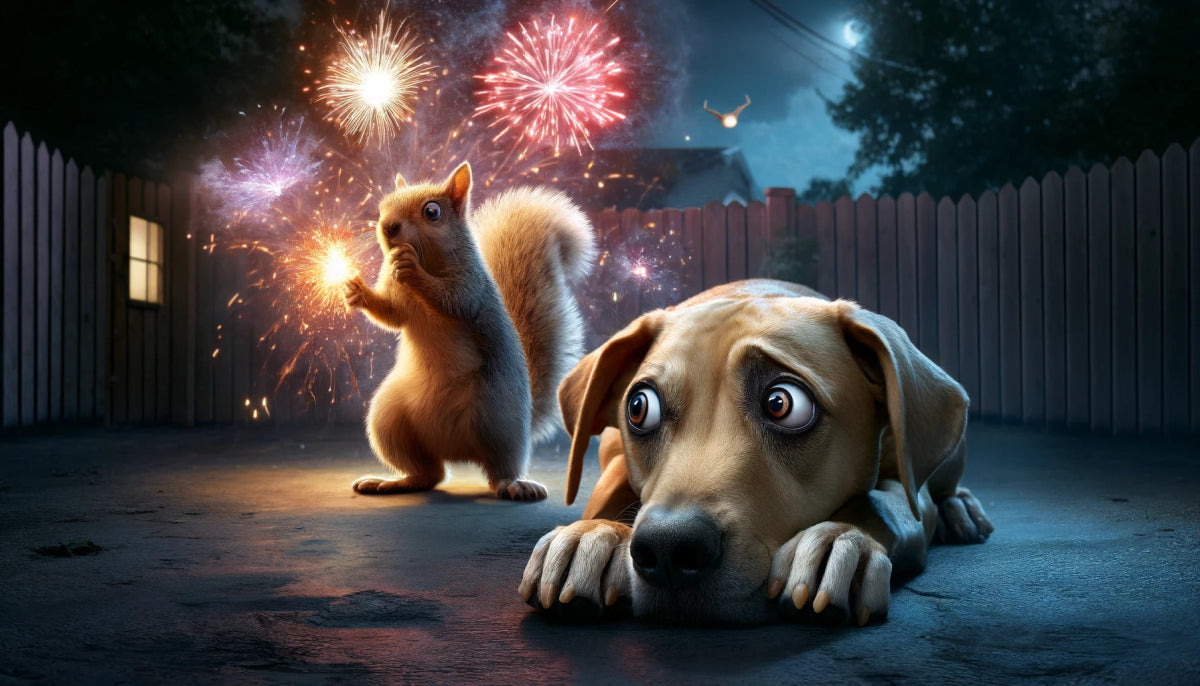 Understanding Dogs' Fear of Fireworks and How to Keep Them Calm - Hemp Well