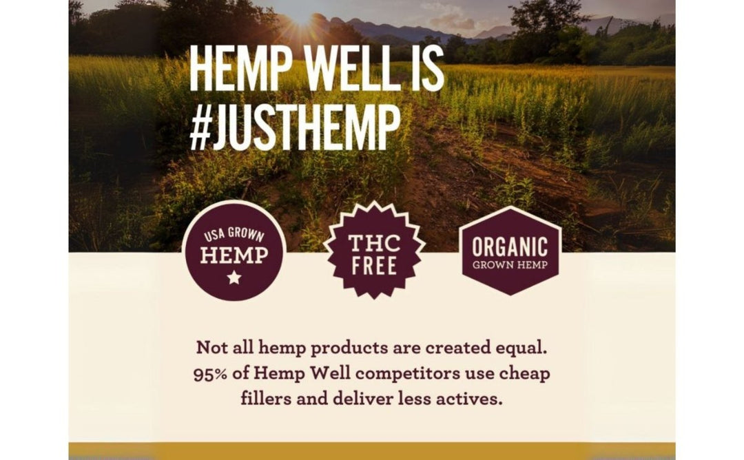 Why Hemp Well Uses Just Hemp - No Filler Oils