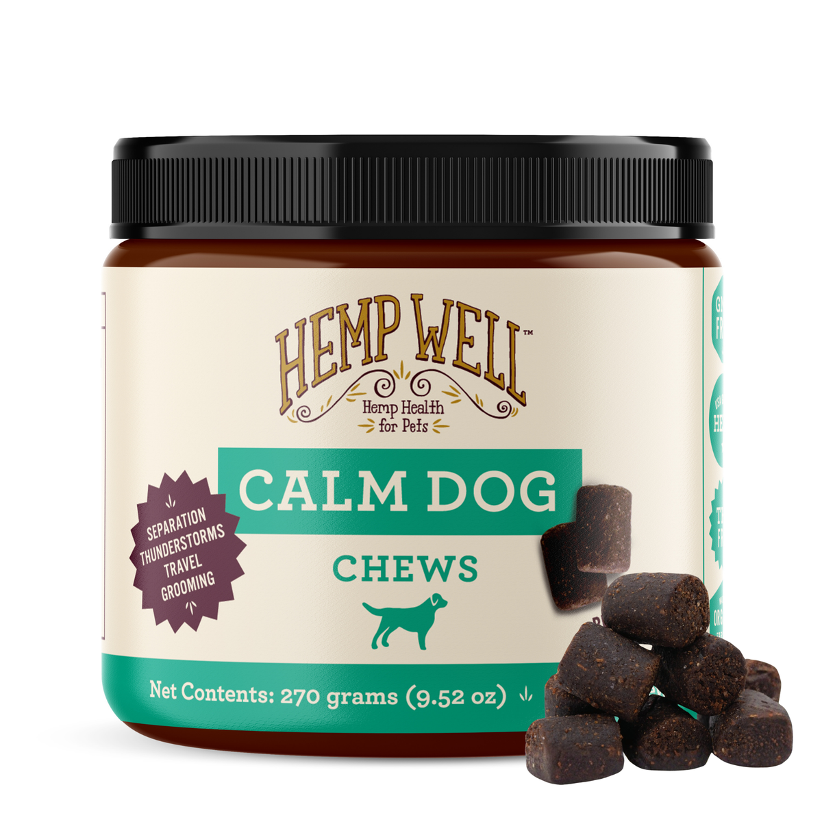 Hemp Well Calm Dog Soft Chews for daily calming support