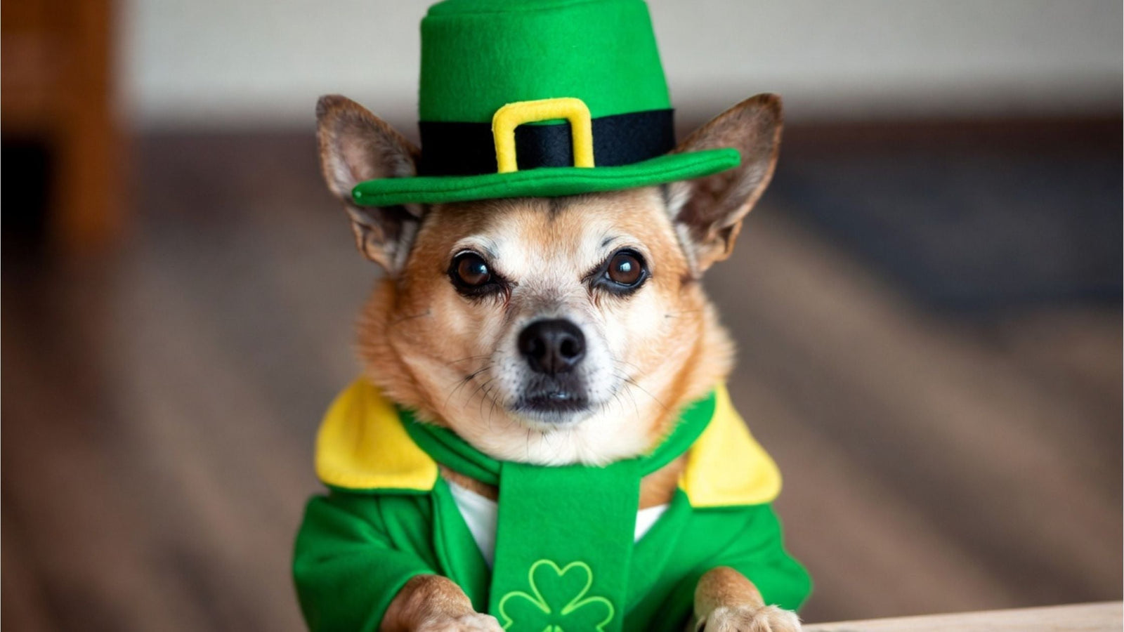 St Patricks day dog