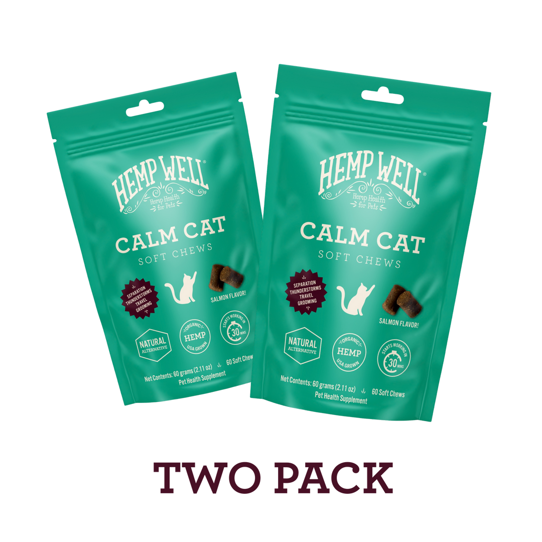Calm Cat Soft Chews - Organic, USA Grown