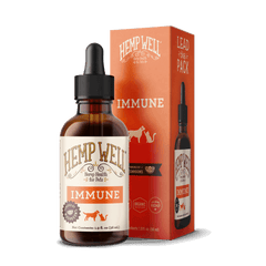 Immune Support Oil - Hemp Well cats dogs hemp