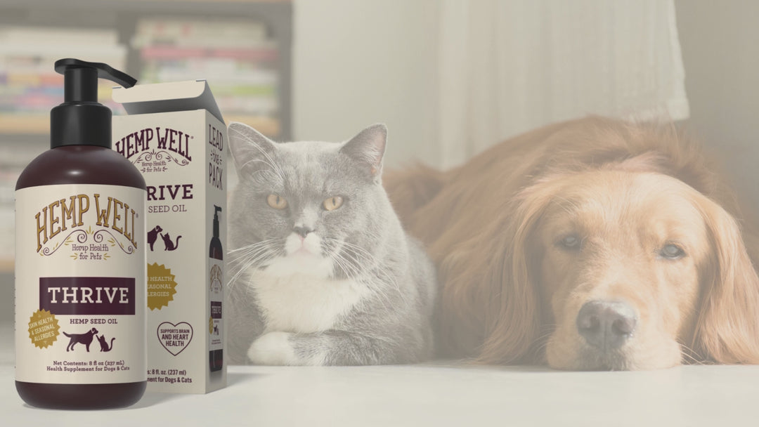 Organic USA Grown Thrive Oil for Dogs & Cats