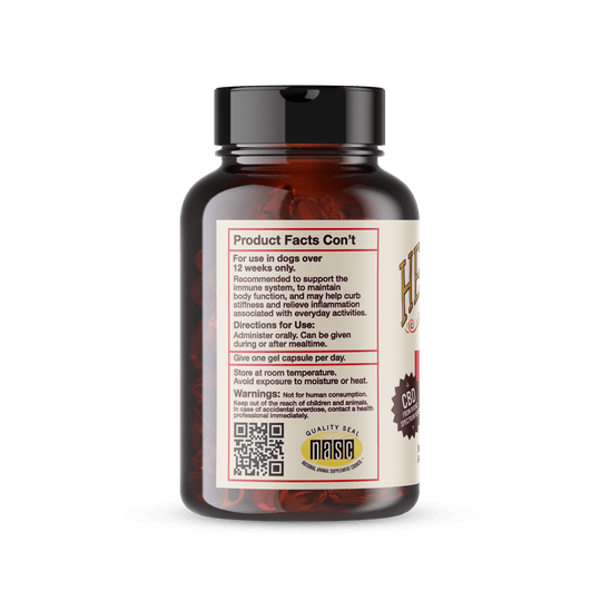 Relief (CBD) Capsules for Dogs - Hemp Well CBD dog capsules