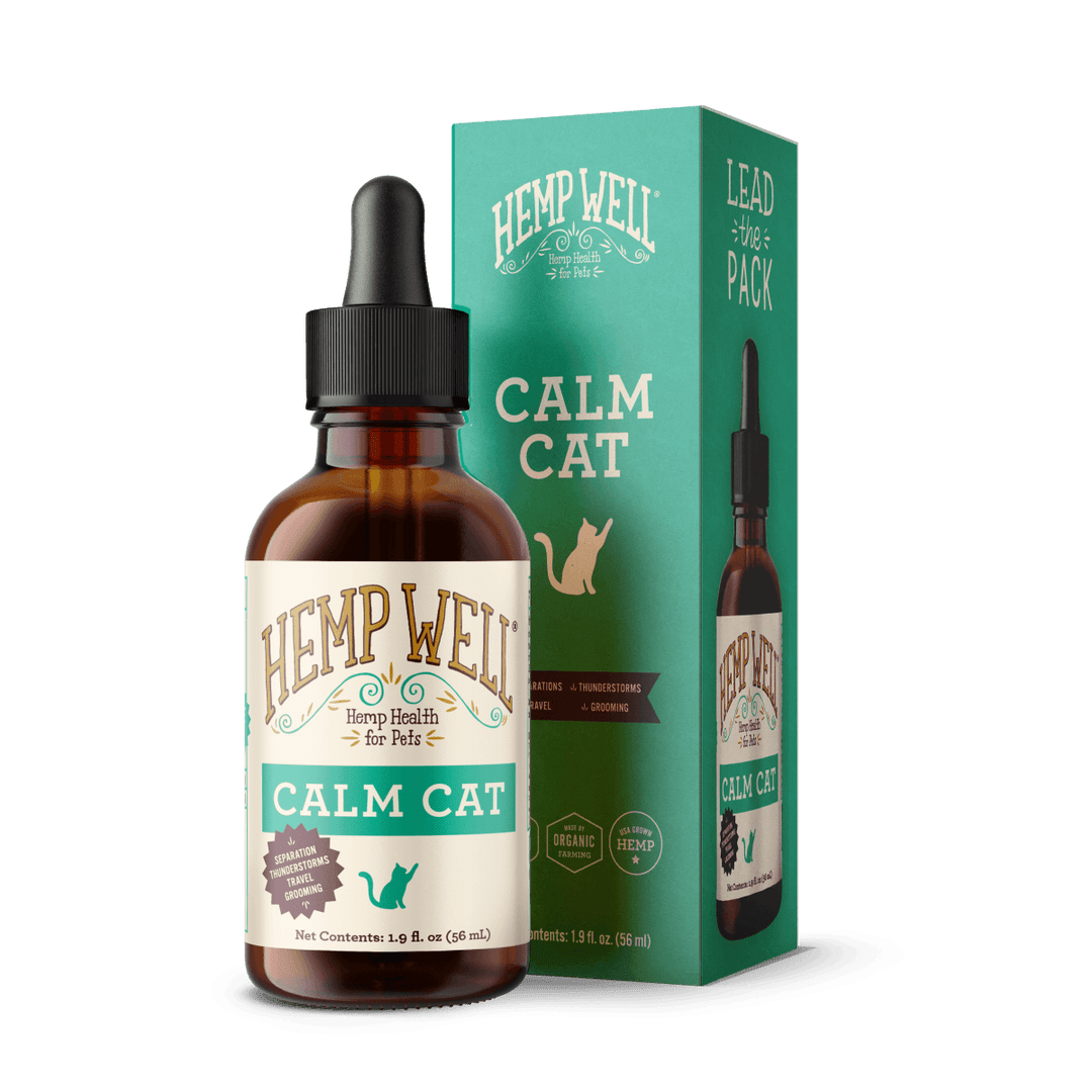 Calm Cat Oil - Hemp Well calm Calm Pet calming
