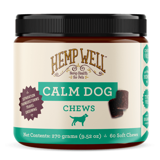 Calm Dog Soft Chews - Hemp Well anxiety calm Calm Dog