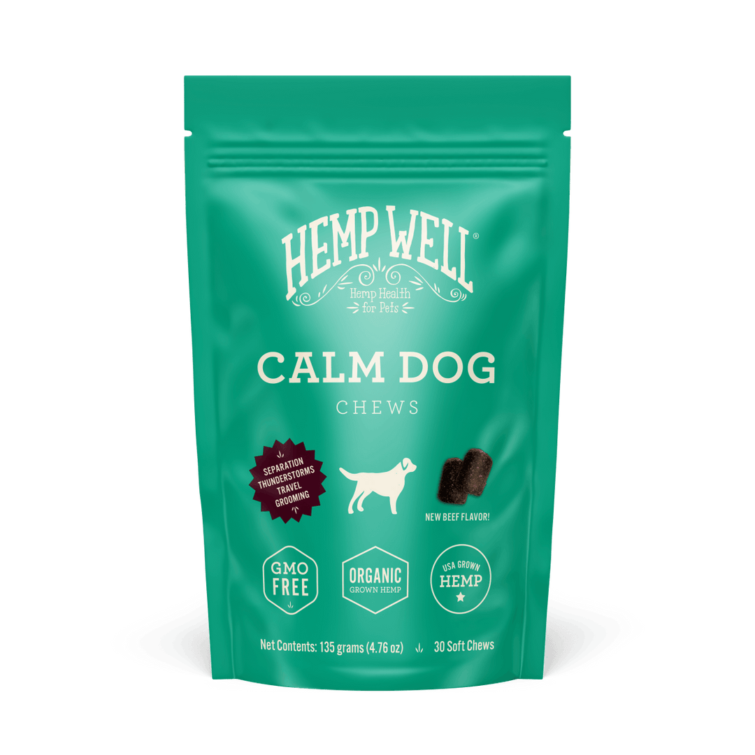 Calm Dog Soft Chews - Hemp Well anxiety calm Calm Dog