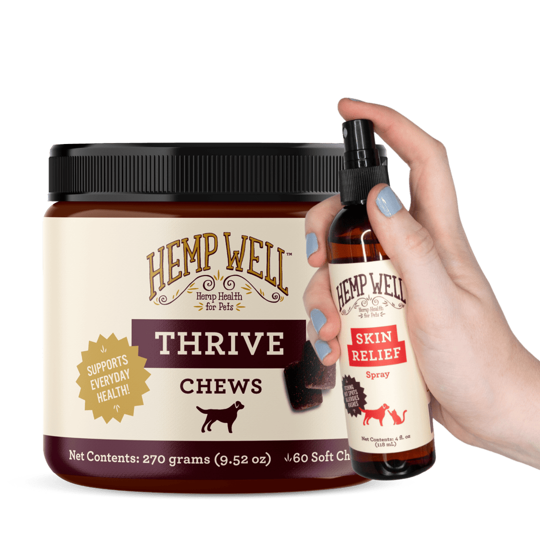 Healthy Dog Skin Bundle - Hemp Well dog skin allergy dog skin health