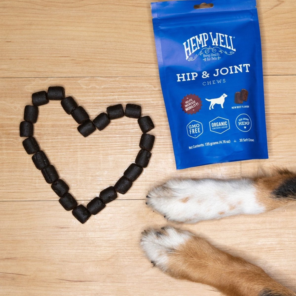 Hip & Joint Dog Soft Chews - Hemp Well dog hip Hip Joint Dog