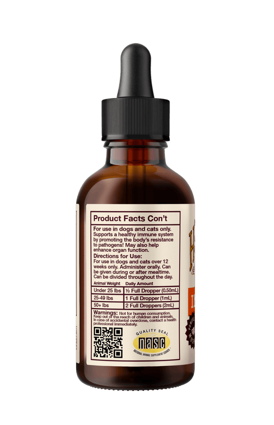 Immune Support Oil - Hemp Well cats dogs hemp