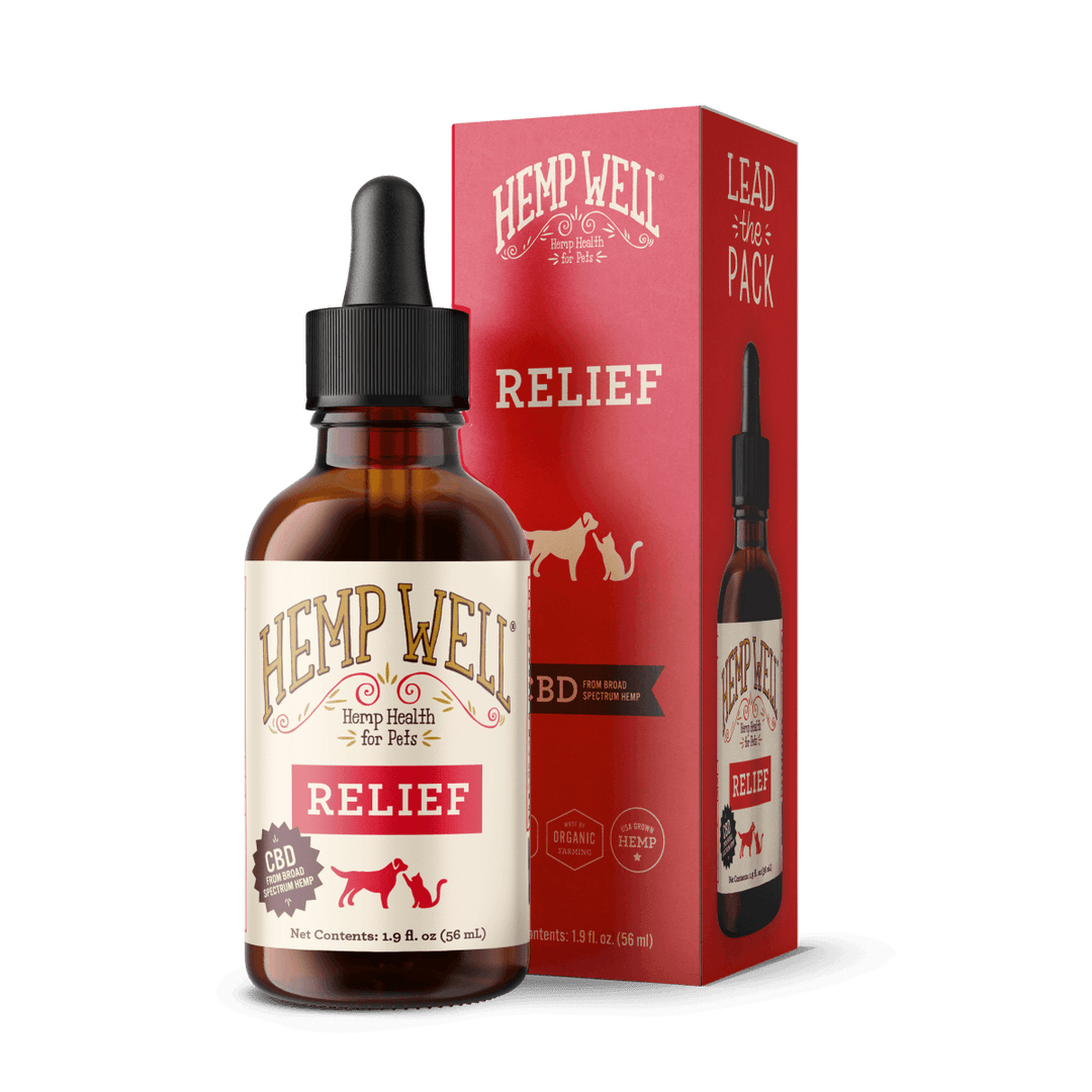 Relief (CBD) Oil - Hemp Well CBD for dogs