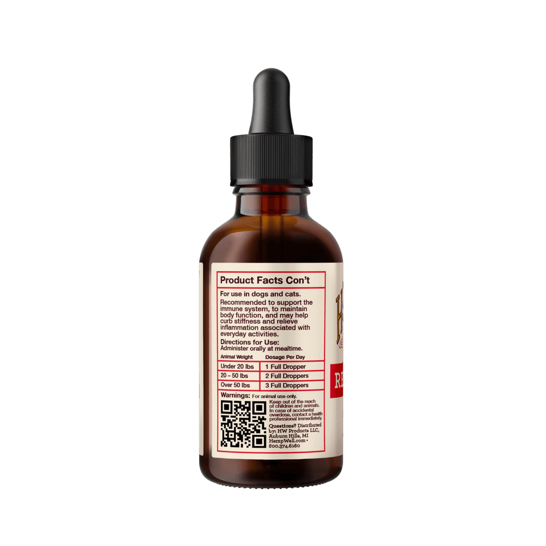 Relief Plus (CBD) Oil - Hemp Well cat cbd CBD CBD for dogs