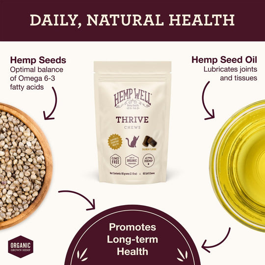 Thrive Cat Soft Chews - Hemp Well